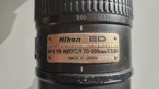 Obiettivo Nikon Nikkor AF-S VR 70-200mm f/2.8G