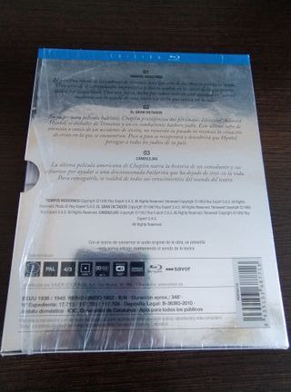 Obras Maestras de Charles Chaplin Blu-ray