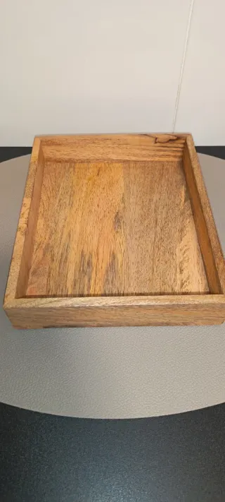 Bandeja vaciabolsillos de roble NUEVA