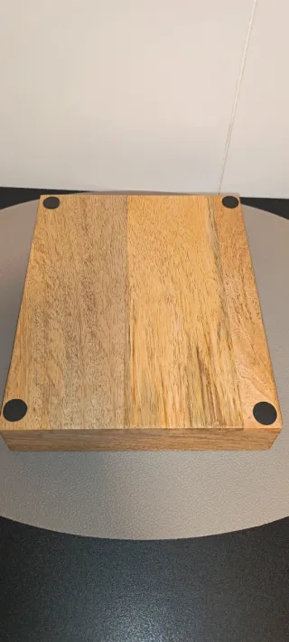 Bandeja vaciabolsillos de roble NUEVA