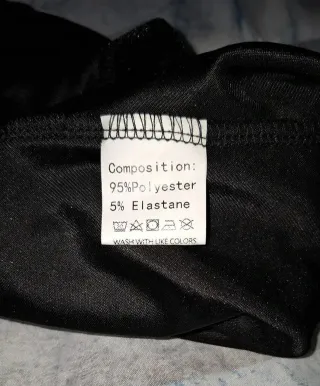 Abito in velluto nero - Taglia S