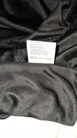 Abito in velluto nero - Taglia S