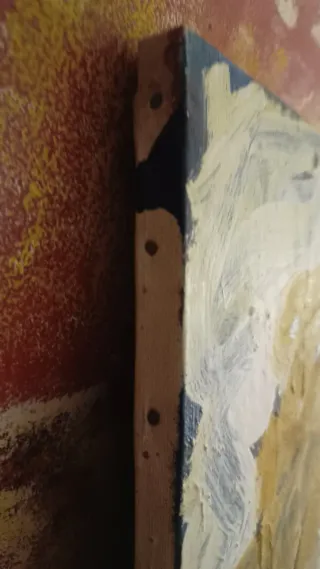 Antiguo cuadro bañista