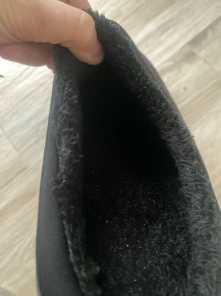 Pantofole uomo nere foderate n.45