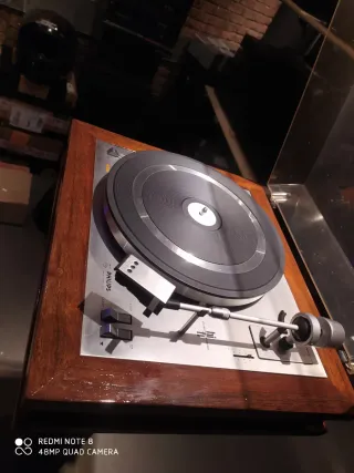 Giradischi Philips Marrone e Argento