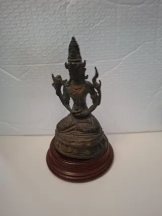 Figura Diosa Balinesa Bronce