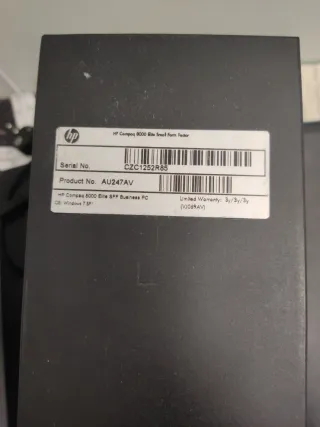 Ordenador HP Oficina Negro