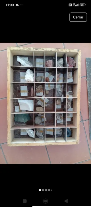 Colección Minerales y Fósiles