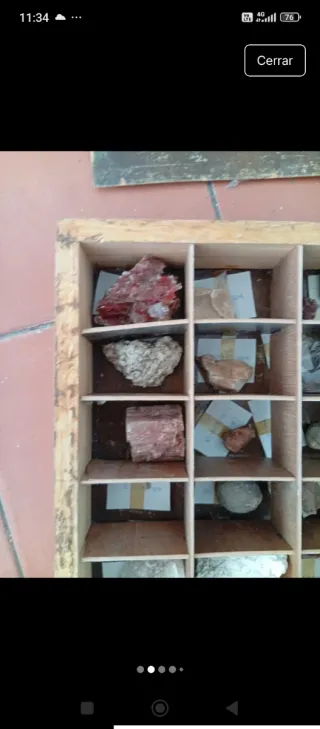 Colección Minerales y Fósiles