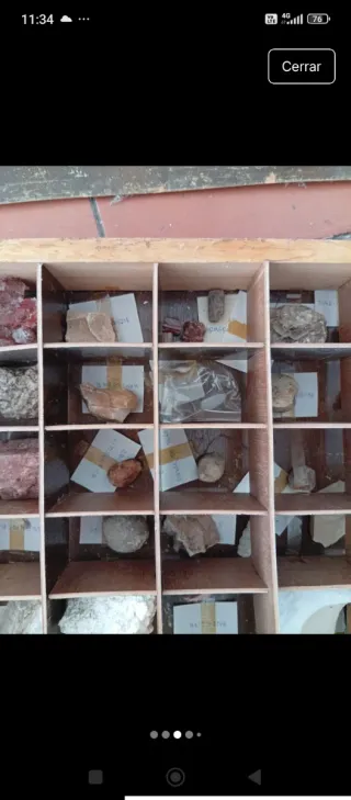 Colección Minerales y Fósiles