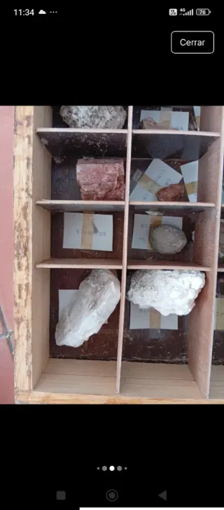 Colección Minerales y Fósiles