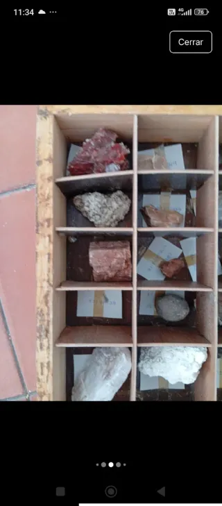 Colección Minerales y Fósiles
