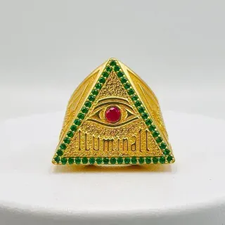 SELLO ILUMINATI. Oro 18k.