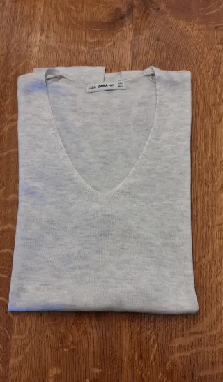 Maglione Zara leggero grigio taglia S.