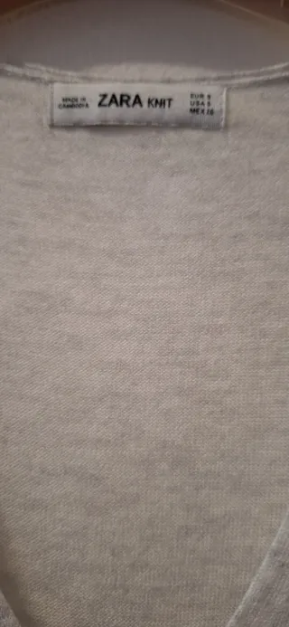 Maglione Zara leggero grigio taglia S.