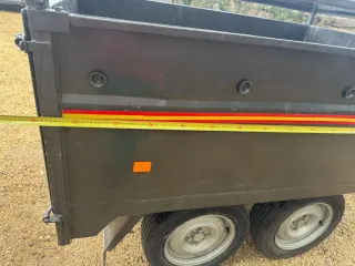 Remolque de carga con documentación