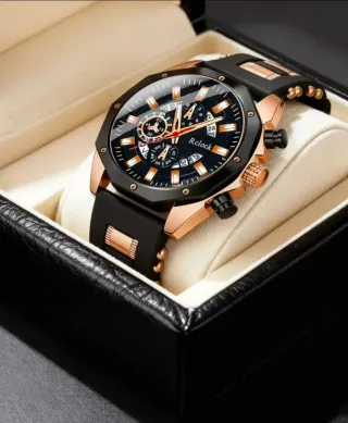 Reloj Reloxx Negro y Dorado Hombre