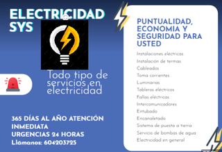 Servicios electricos / electricista profesional