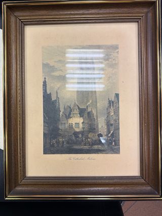 Lote de 2 cuadros vintage