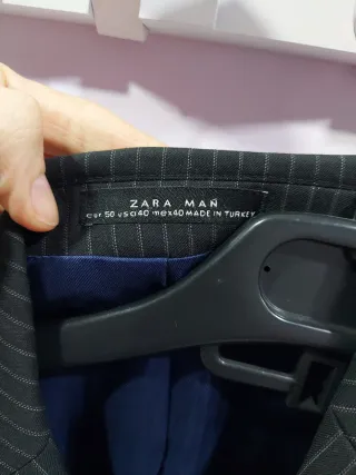 Traje Raya Diplomática Zara Man Talla M