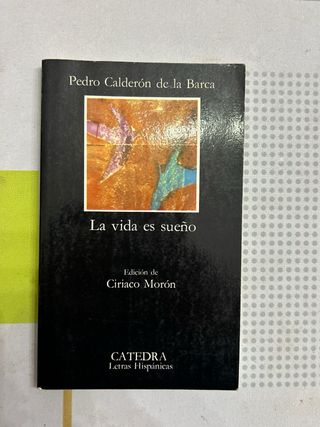 Libro La vida es sueño