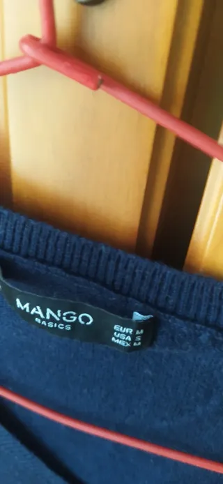 Lote 2 jerseys Zara cuello pico talla M