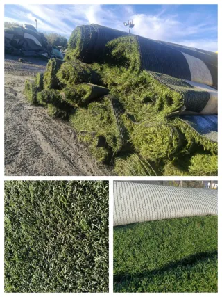 Césped artificial reciclado