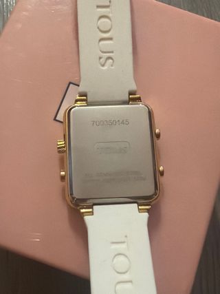 Reloj Tous Oso Dorado y Blanco