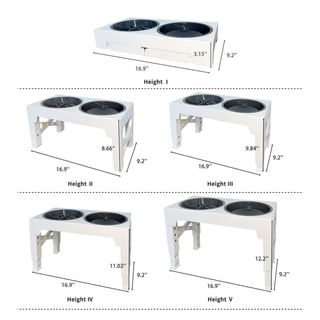 Comedero doble para mascotas