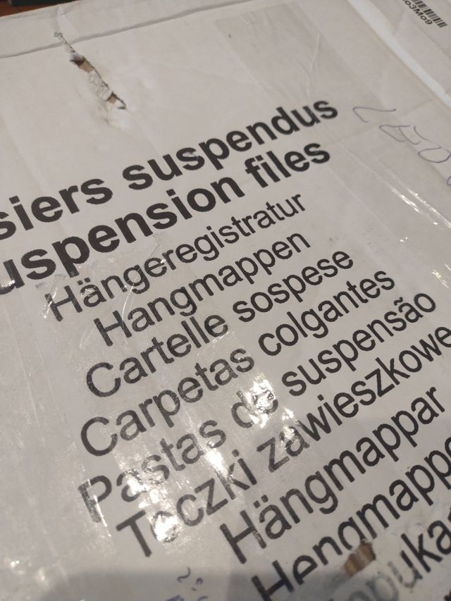 Carpeta Colgante A4 Elba Fade Visor Superior 50und