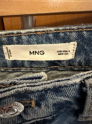 Falda vaquera larga Mango