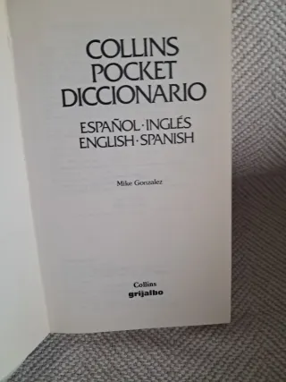 Collins Pocket Diccionario Espanol-Ingles Engli...