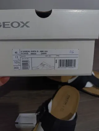 Sandalias Geox Hombre T.45 Nuevas