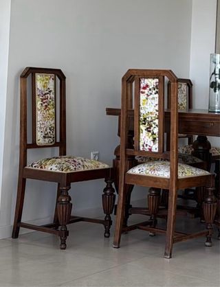 Juego de 6 Sillas de Comedor Antiguas