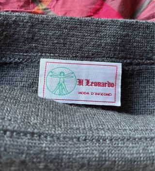 Gonna in lana grigia