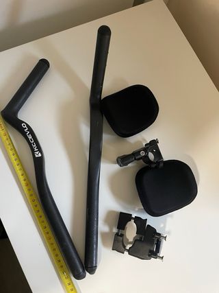 Acoples carbono KCCEVLO manillar plano.