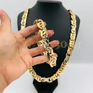 PULSERA TIPO CARTIER - INFINITO, Hueca. Oro 18k.