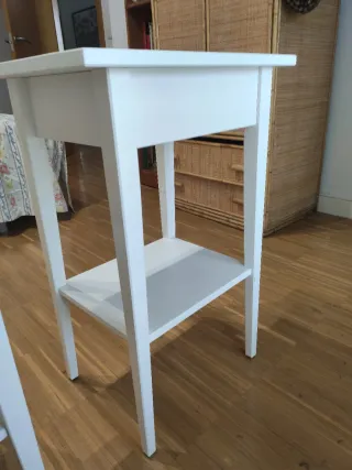 Pack x2 Mesitas de noche IKEA Hemnes blanca