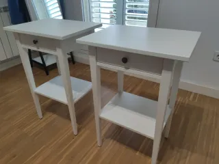 Pack x2 Mesitas de noche IKEA Hemnes blanca