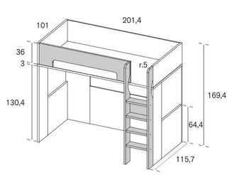 LITERA CON CANAPE RMB2.