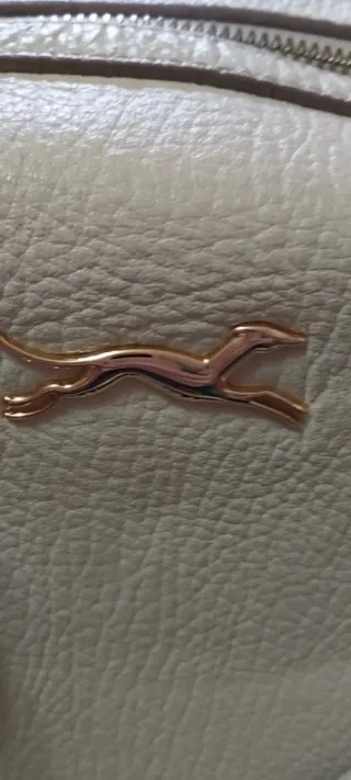 Bolso Bimba y Lola Beige y Dorado