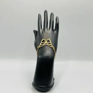 PULSERA MANITA MARIPOSA PERFORADA. Oro 18k.