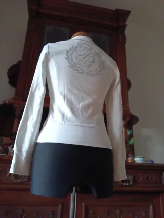 Felpa Baci & Abbracci Bianca