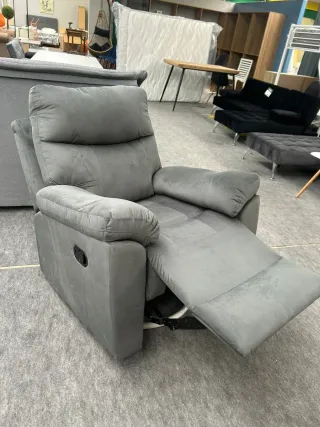 Sillón relax balancín 360° gris