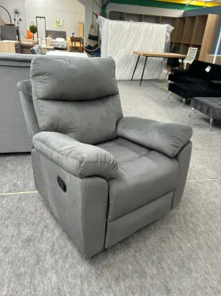 Sillón relax balancín 360° gris