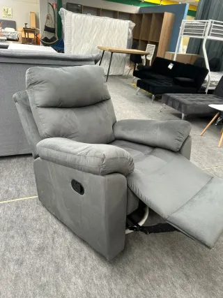 Sillón relax balancín 360° gris