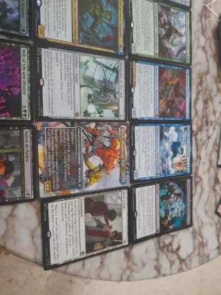 Lote cartas Magic Spiderman