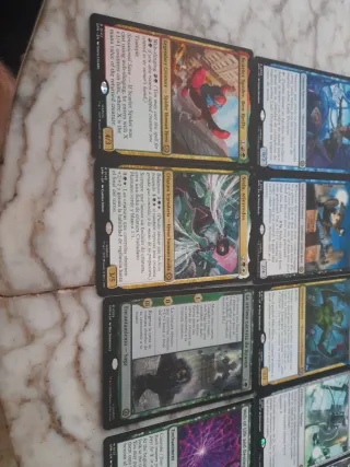 Lote cartas Magic Spiderman