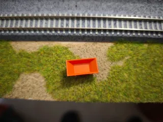 Contenedor obras escala N