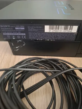 Consola PlayStation 2 Negra + 2 Juegos